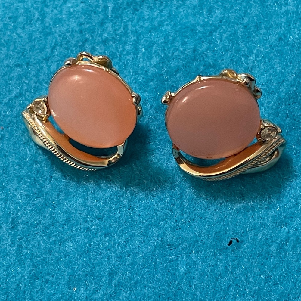Vintage Coro Lucite Earrings